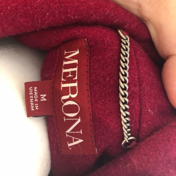 Merona Wool Berry Double Breasted Coat - Picture 4 of 6